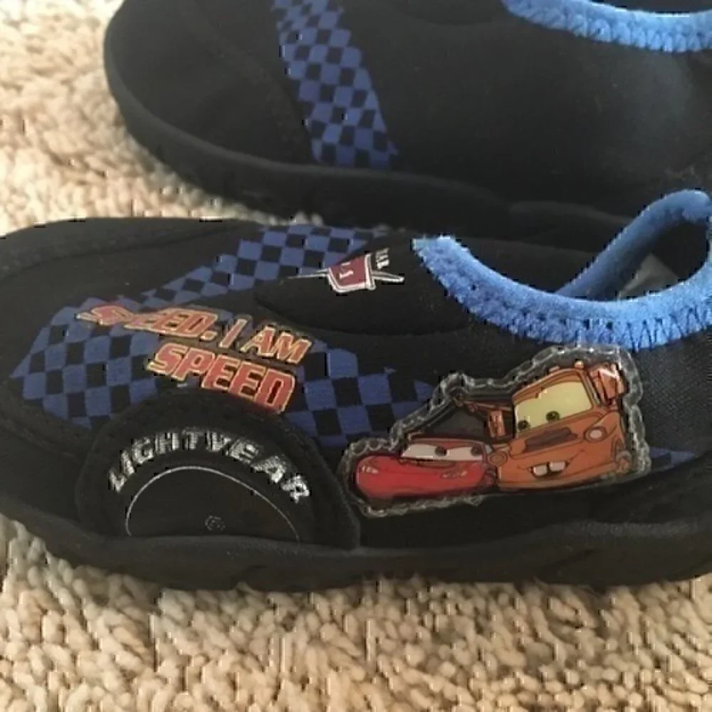 Disney cars size 6 water shoes